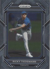 2023 Panini Prizm Prospect RC Rookie Ricky Tiedemann Toronto Blue Jays Card #114