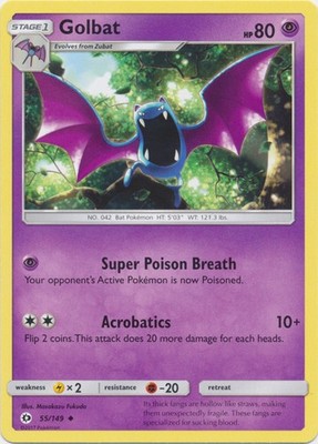 Golbat - 55/149 - Uncommon - Lightly Played
