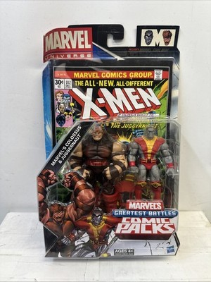 Hasbro Marvel Universe Greatest Battles Comic Pack Juggernaut Colossus NEW