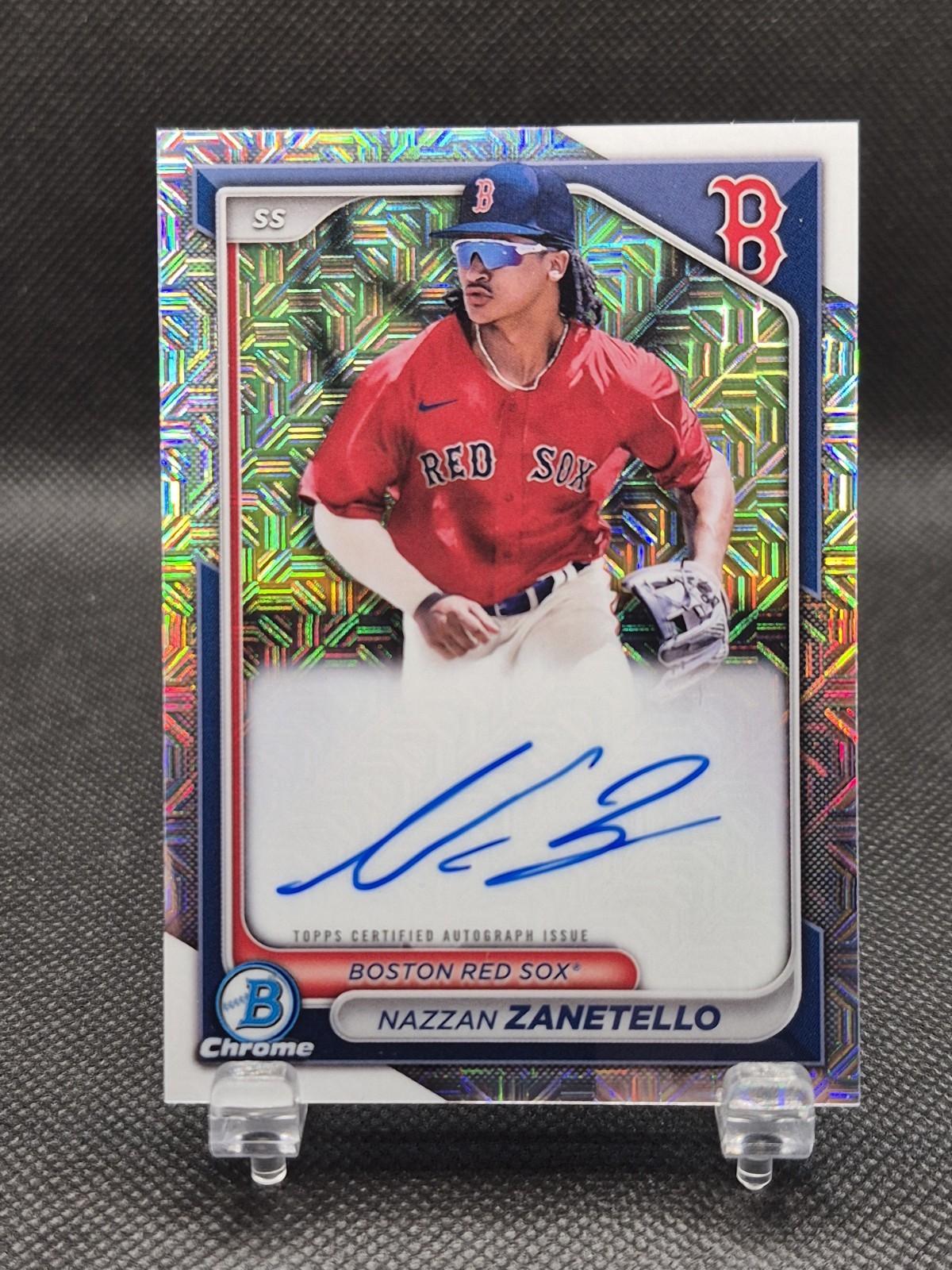 2024 Bowman Chrome Prospect Mega Box Auto Nazzan Zanetello #BMA-NZ Auto