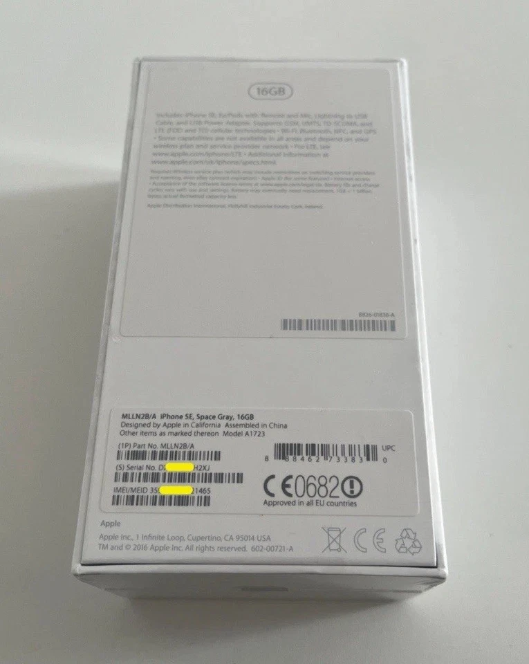 New Sealed Old Stock Apple iPhone SE 1st Generation 16gb - Rare iOS 10 - Image 4 of 4