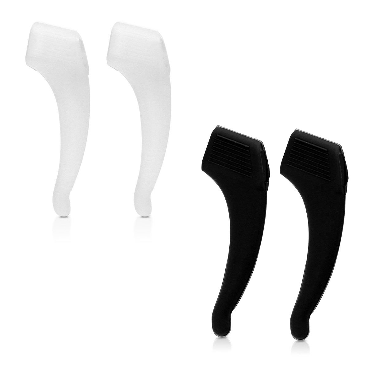 Halterung Brillenbgel 4x Silikon Haken Brille Schwarz Matt Transparent Halter 1790₽