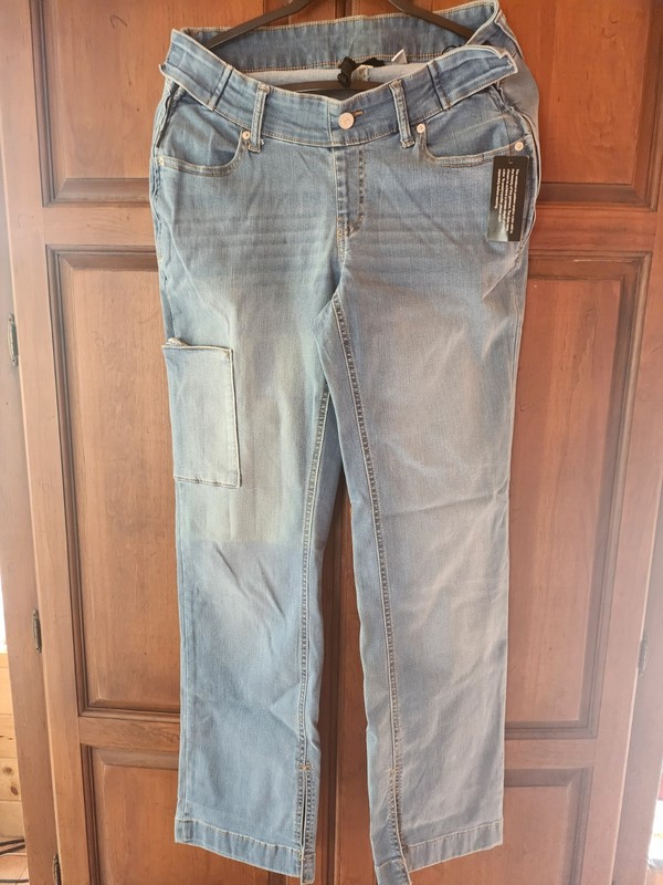 D&Co Adaptive Women's Blue Jeans with Side Zipper Size 10