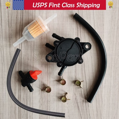 #ad #ad Fuel Pump amp; Fuel Filter For Honda GC160LA GC160LE GC190A GC190LA $10.32