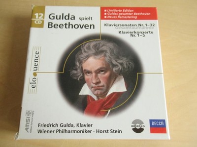 Friedrich Gulda-Beethoven-Die Klavierkonzerte/Klaviersonaten-12er Decca CD Box