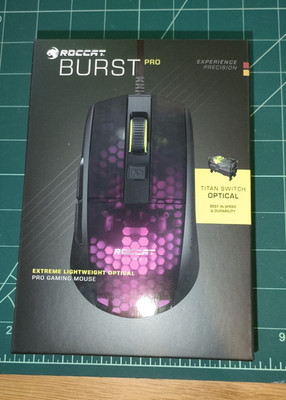 ROCCAT Burst Pro Gaming-Maus kabelgebunden USB optisch Schwarz