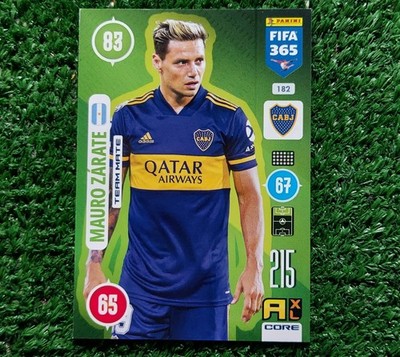 ADRENALYN XL FIFA 365 PANINI 2021 JUNIOR MOUTH CARD N°182 ZARATE CARD  