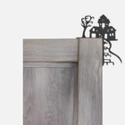 Halloween Door Corner Ornament – Festive Plastic Haunted House Frame