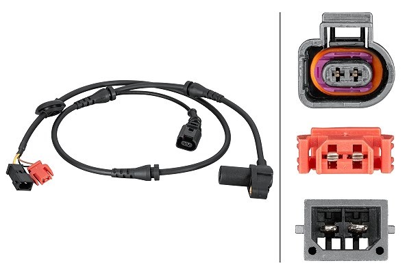 Hella Sensor, Raddrehzahl Beidseitig, Links, Rechts, Vorderachse U.A. FüR Audi-image