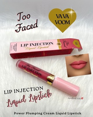Too Faced VA VA VOOM Lip Injection Power Plumping Cream Longwear Liquid Lipstick