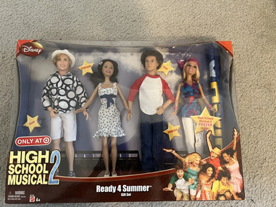Disney High School Musical 2 Ready 4 Summer 4 Dolls Set Mattell never opened NIB