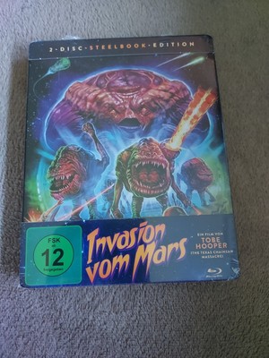 Invasion vom Mars - Tobe Hooper Kult Sci-Fi Klassiker im OOP Bluray Steelbook