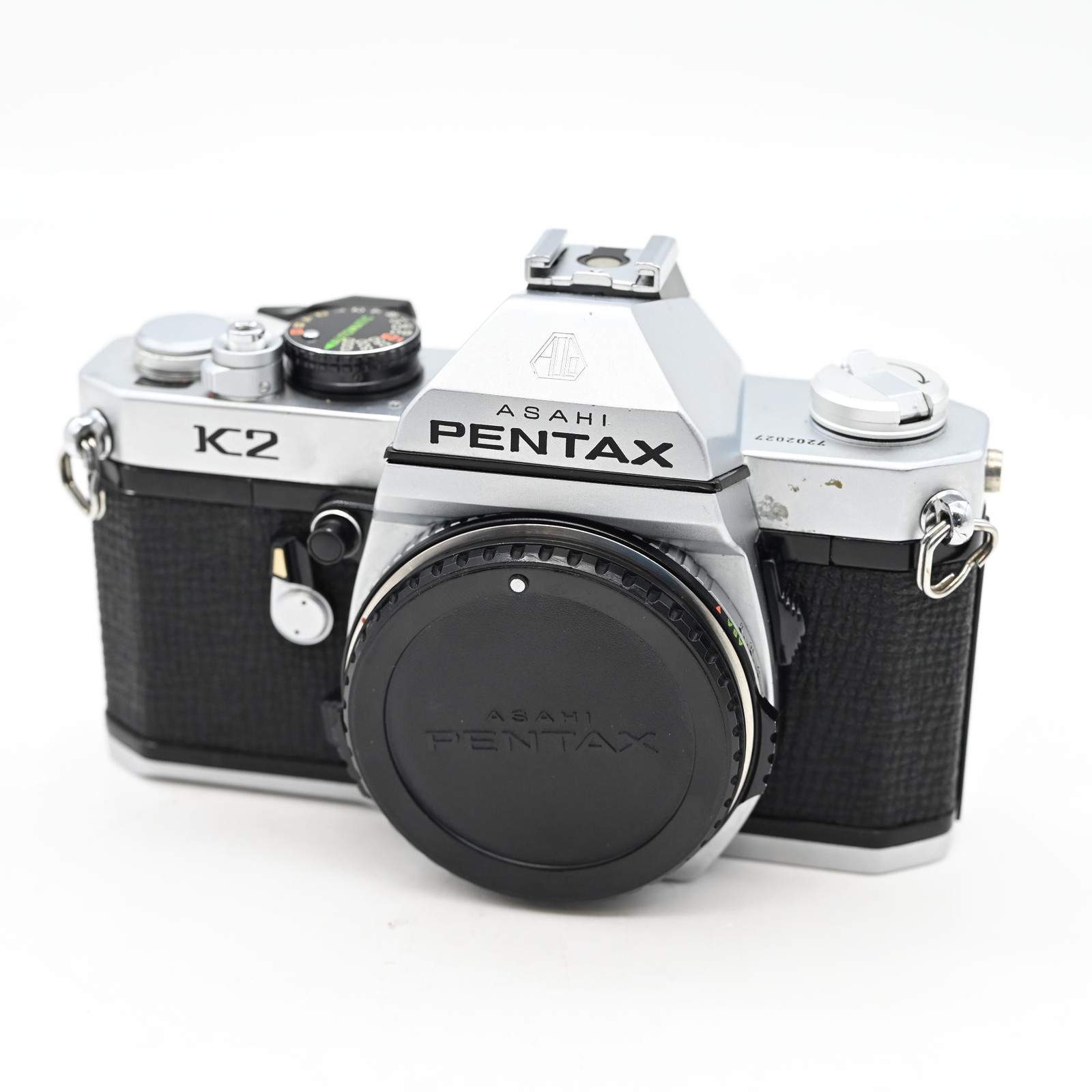 Pentax K2 SLR Film Camera Body Chrome *Read Notes #027Roberts Camera - Photo Industry Leader since 1957!