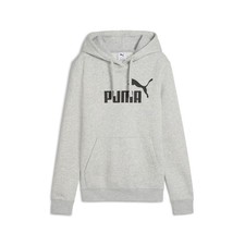 PUMA Essentials No. 1 Logo Pullover Hoodie Womens Grey Casual Outerwear 68238804