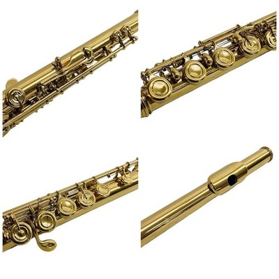 YAMAHA YFL-811 Flute Handmade Gold Plated Professional Model | eBay