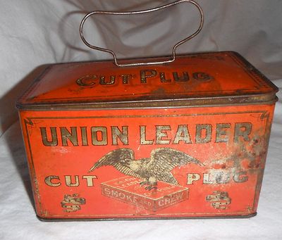 large tobacco tin Prince Albert Round metal no lid Great condition proof and anti Seven Tobacco Tins (Lot 1011