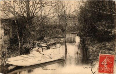 Old postcard Creil (377694)