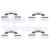 LX0430 Delphi ZubehöRsatz, Scheibenbremsbelag FüR CitroËN,Fiat,Peugeot