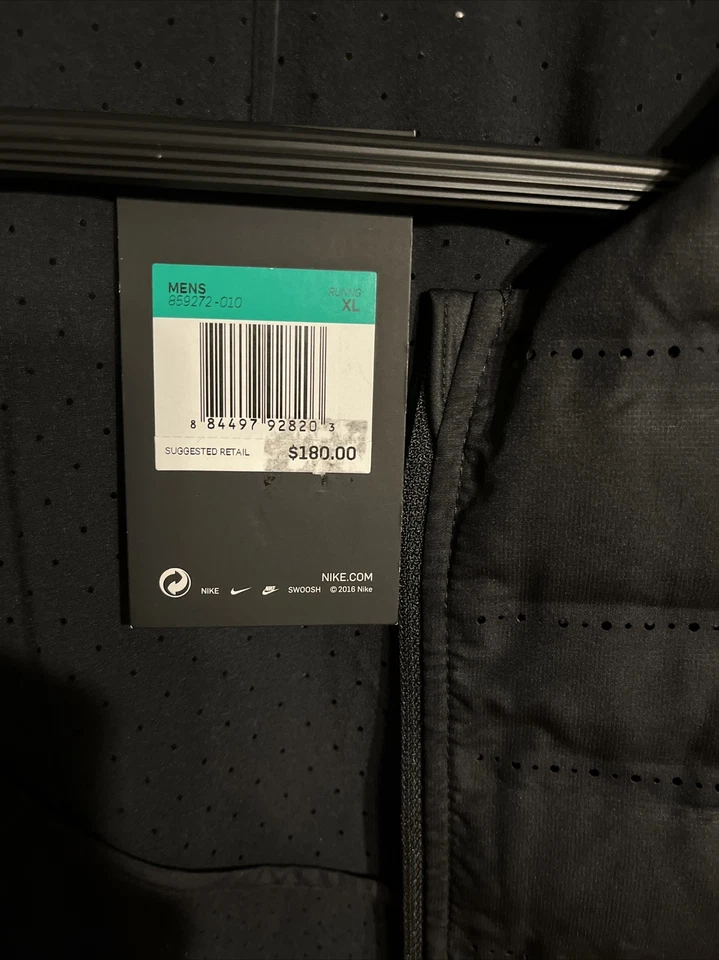 nike aeroloft running vest mens xl black - Image 3 of 4