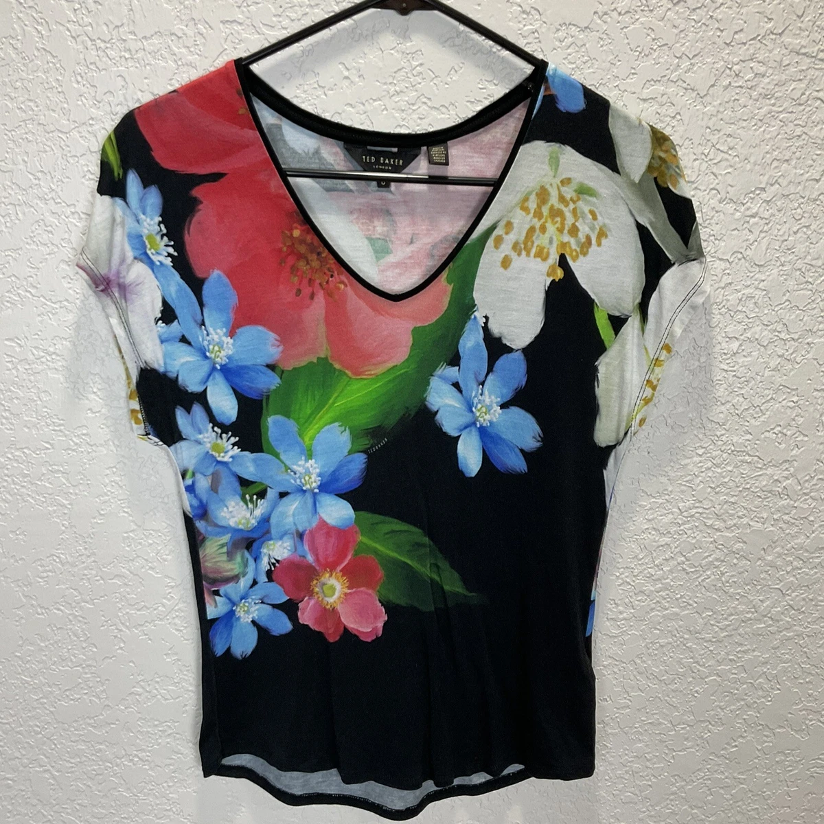 Floral Printed Viscose Shirt