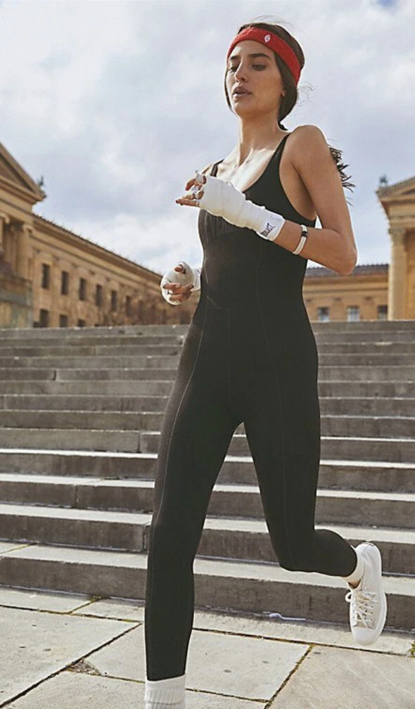 FP Movement x Everlast One Piece Jumpsuit Romper Size Medium Large Black |  eBay