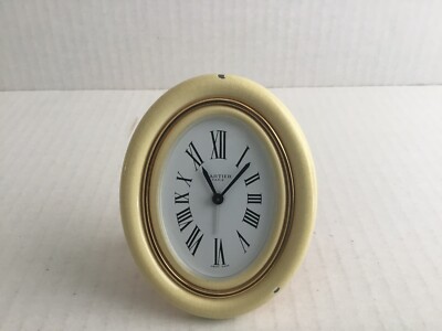 CARTIER PARIS DESK ALARM CLOCK SWISS 