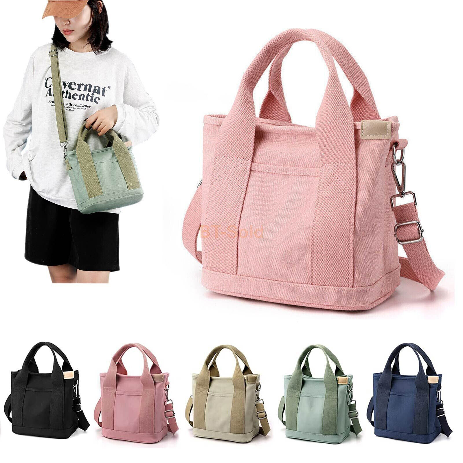 Luna Lush Nylon Tote Bag - Große Umhängetasche Für Reise & Alltag