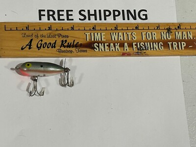 VINTAGE Heddon Tiny Torpedo 1 7/8'' Topwater 1/4oz FISHING LURE GREAT COLOR