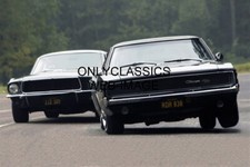 1968 STEVE MCQUEEN BULLITT STREET CHASE RACING MUSTANG GT CHARGER R/T 8X12 PHOTO