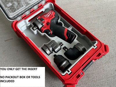 Milwaukee Packout M12 Bohrer Multi-Kopf Einsatz Tablett (EINSATZTABLETT)