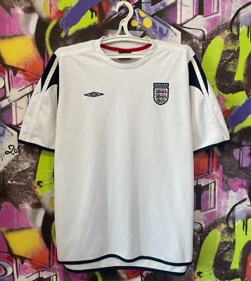 England National Football Team Soccer Shirt Jersey Training Umbro