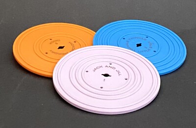 Set Of 3 Fisher Price Replacement Records Vintage Jack Jill Hickory Dock Twinkle