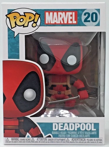 Funko Pop! Marvel Comics Deadpool #20 With Pop Protector