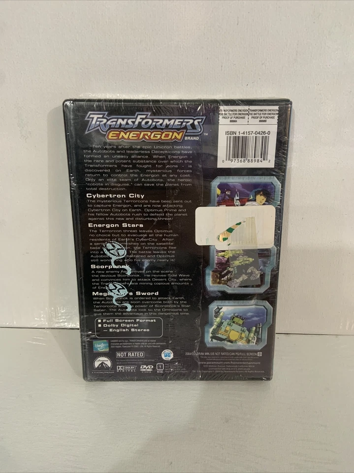 DVD Transformers Energon The Battle for Energon Brand New Sealed Foto 2 de 2