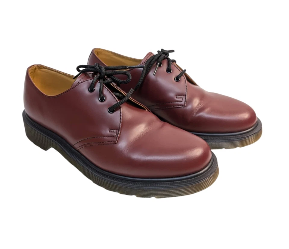 Dr. Martens 1461 Smooth Cherry Red Shoes Boot Size 40⚡️NEW - Image 2 of 4