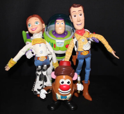 Disney Toy Story Lot Woody & Jessie Pull String, Buzz, Mr.Potatohead Doctor Who