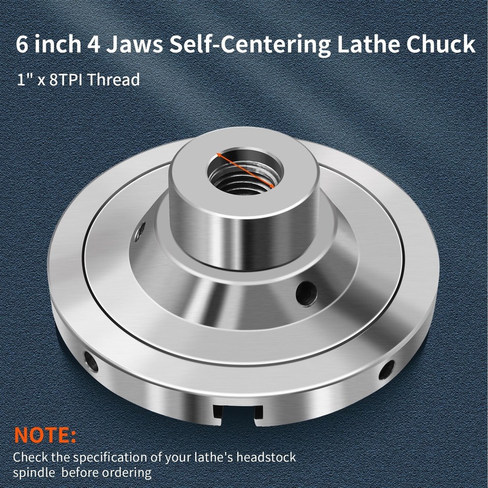 SANOU Ini Lathe Chuck - 3 Jaw Self-Centering Chuck K11-100 With One - View #14