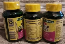 Spring Valley Prenatal Multivitamin/Multimineral 360 tabs/Lot of 3 bottles