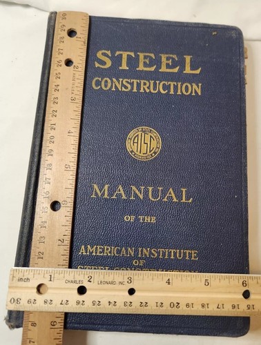 1949 Steel Construction Manual American Institute of Steel Construction 5th Ed. - Picture 24 of 24