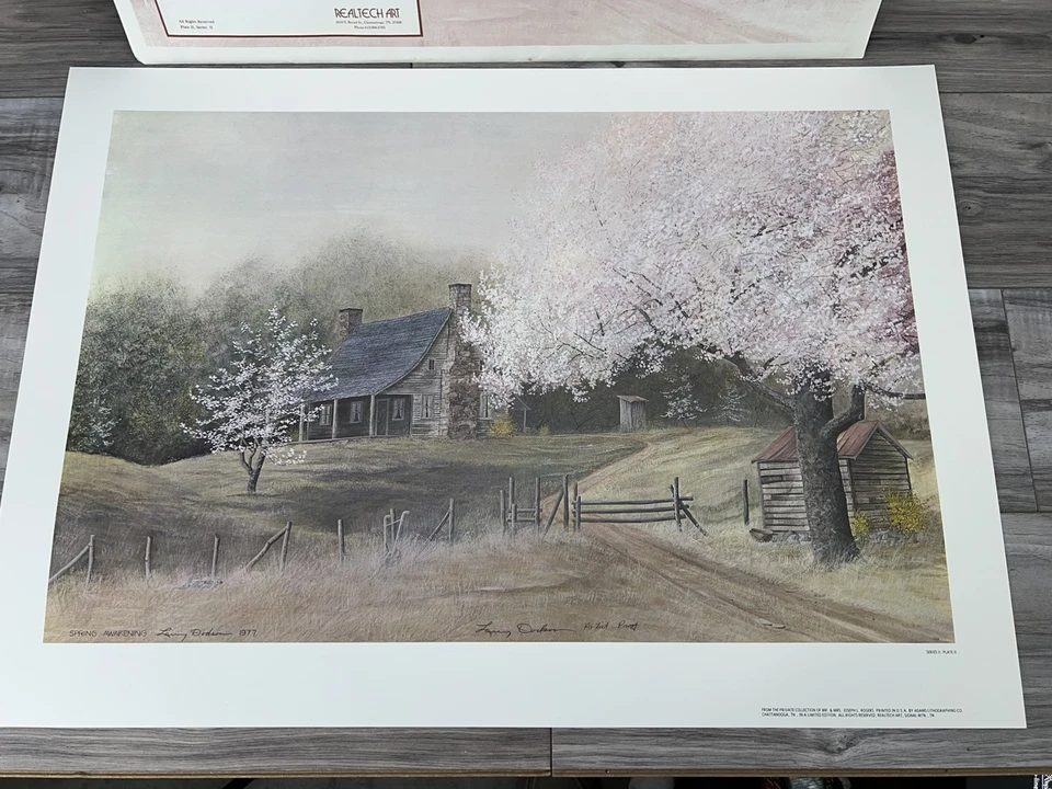 Larry Dodson-1977 "DESPERTAR DE PRIMAVERA" PRUEBA DE ARTISTA Impresión 26x18,5 Foto 2 de 4