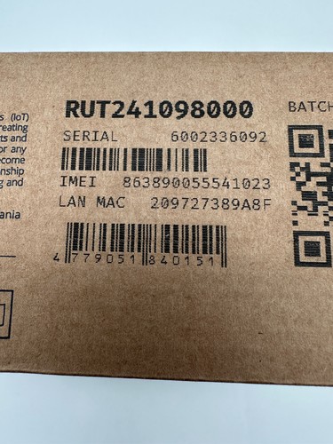 NEW! - Teltonika RUT241 LTE WiFi Sim Router - 4G LTE (CAT 4 ) TELRUT241098000 - Picture 12 of 12