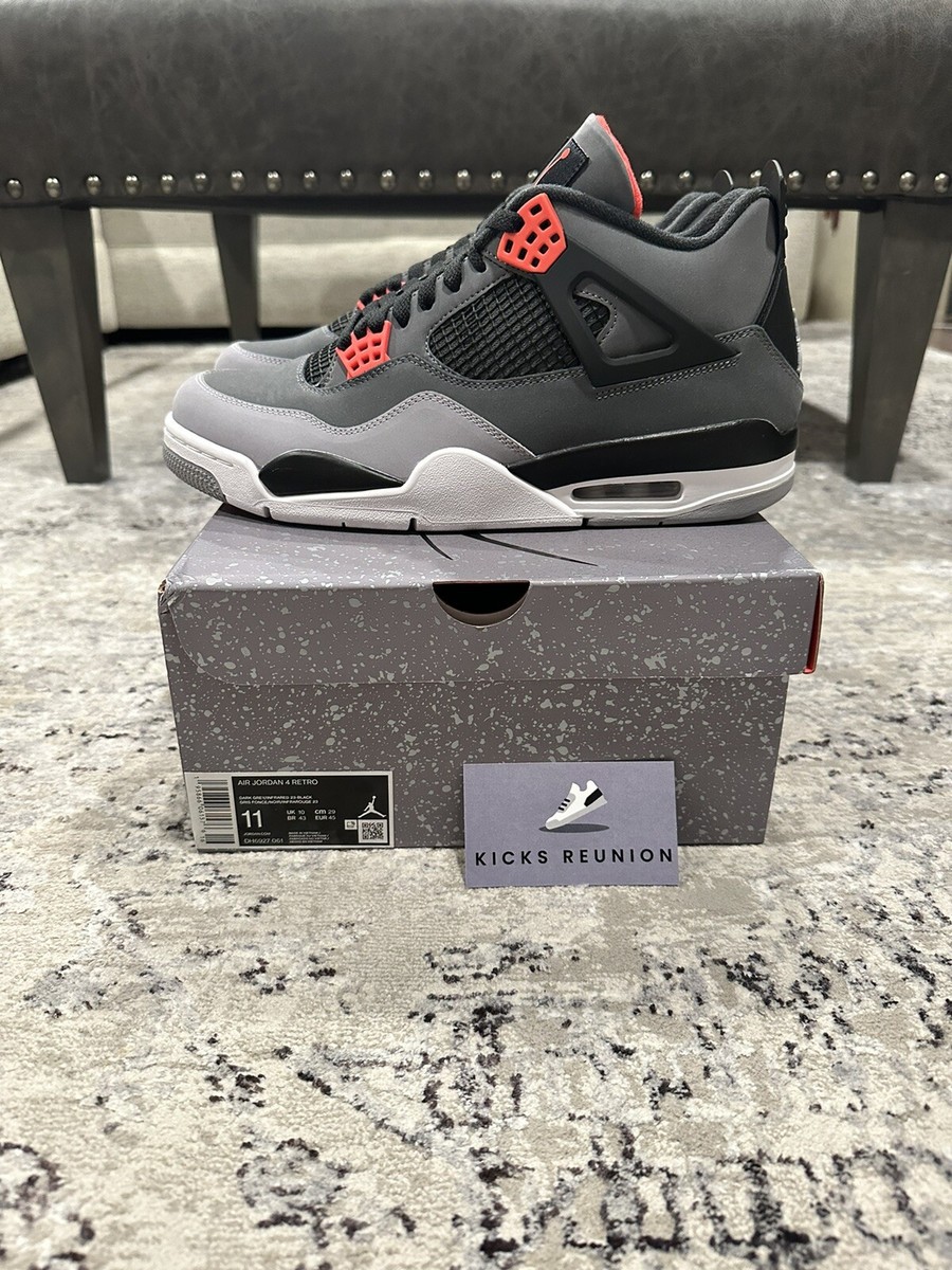 Nike Air Jordan 4 Infrared Size 11 New Nike Air Jordan IV 4 Retro  main image 3