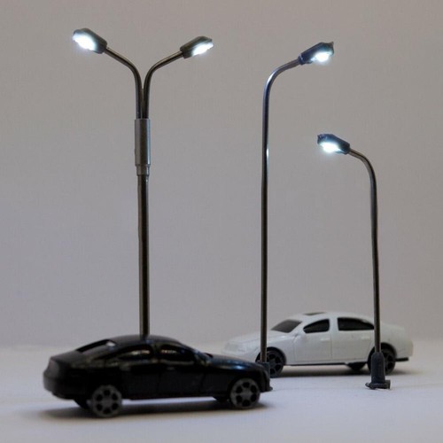 Compact Scale Model LED Lights for Railway Work Path and Gardens 6 or