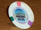 Old $1 MAIN STREET STATION Casino Poker Chip Vintage H/C Mold Las Vegas NV 1996 — photo 2