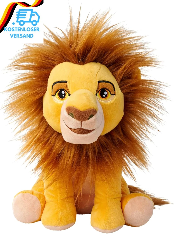 BESUCHE DEN SIMBA-STORE Disney Lion King, 30 Jahre König Der Löwen, Mufasa, 25Cm Plüschtier, Ab Den Erst