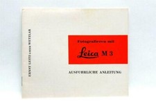Excellent Leica M3 Instruction Book in German P-1058