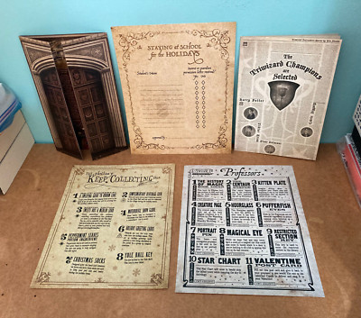 Harry Potter Spoiler Pamphlets Litjoy Wizarding Trunk Illumicrate Fairyloot