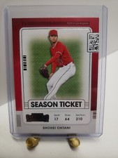 Shohei Ohtani 2021 Panini Contenders Season Ticket Base.