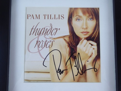 Pam Tillis Signed Autographed Thunder Roses Framed Display Matted CD W/Cover - Picture 2 of 3