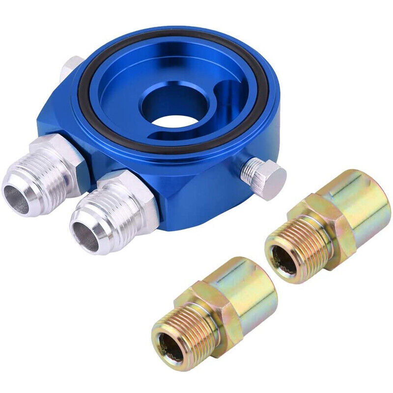 M20x1.5 Turbo Oil Filter Sandwich Plate Adapter with Cooler Bypass Kit